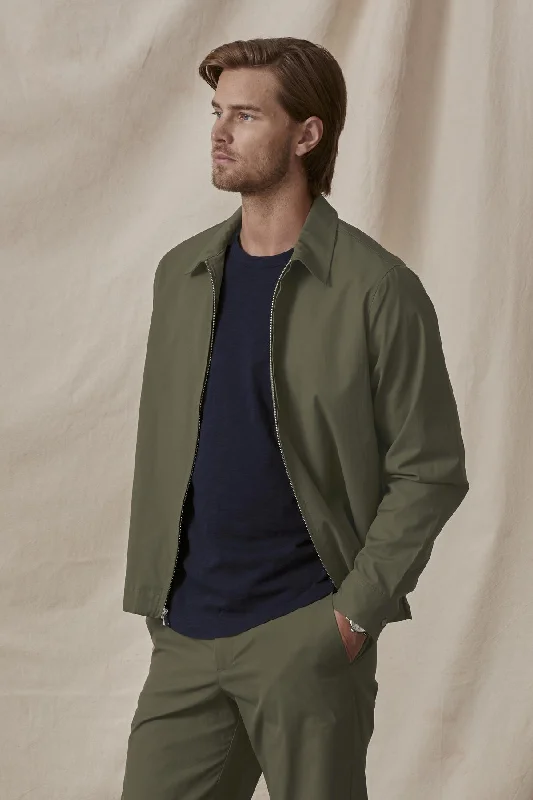 Men's Coats for Cold WeatherALTON POPLIN ZIP-UP JACKET