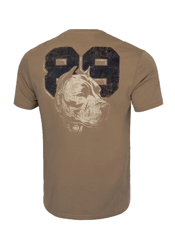 Men's Shirts with Wingtip CollarsMen's T-Shirt DOG 89 - Coyote brown