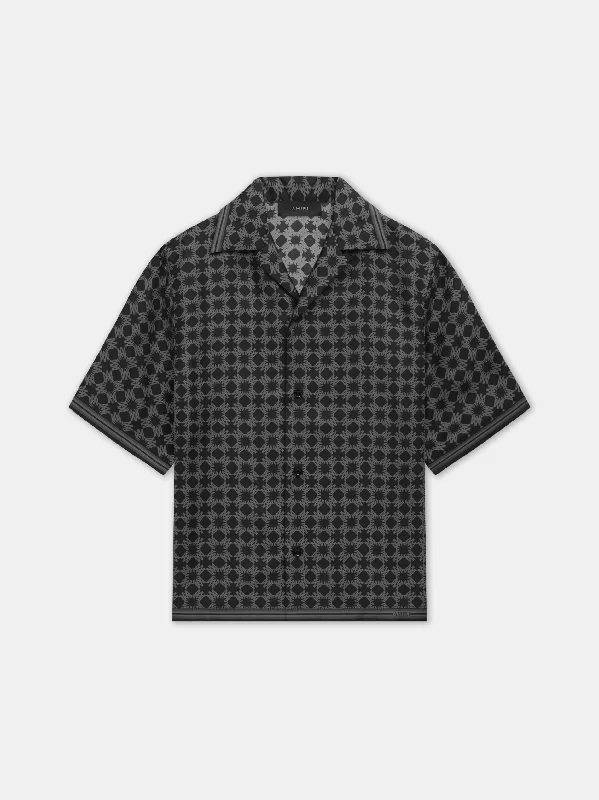 Men's Breathable Shirts for Warm ClimatesMA QUAD BOWLING SHIRT - Black