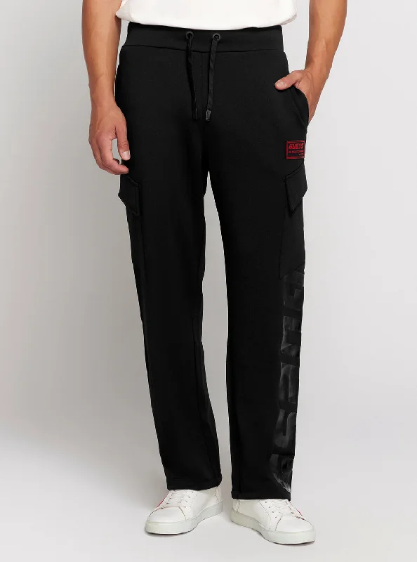Men's Pants with Welt PocketsBlack Baloo Active Slim Pants