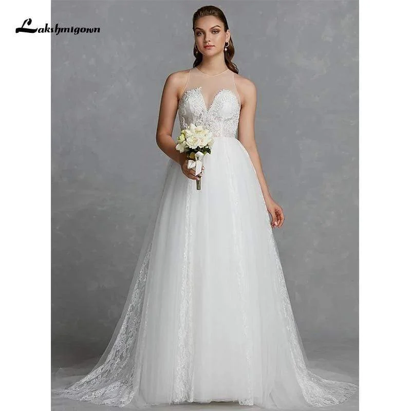 women's trendy dressesRoycebridal Glamorous Regular Straps Wedding Dresses Jewel Neck Court Train women's trendy dressesRoycebridal Glamorous Regular Straps Wedding Dresses Jewel Neck Court Train
