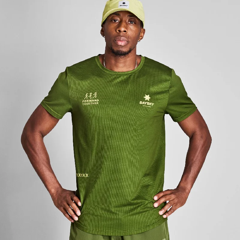 Men's Shirts with Lace-Up HemlinesStatement Combat T-Shirt