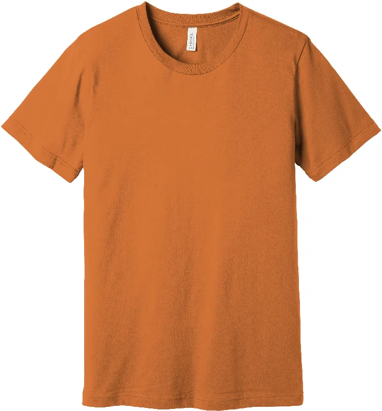 Men's Shirts with Velcro ClosuresBELLA+CANVAS Unisex Jersey Short Sleeve Tee - Burnt Orange Men's Shirts with Velcro ClosuresBELLA+CANVAS Unisex Jersey Short Sleeve Tee - Burnt Orange