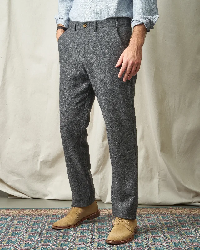 Men's Sports Pants for Active LifestylesCamden Pant in Charcoal Washed Wool