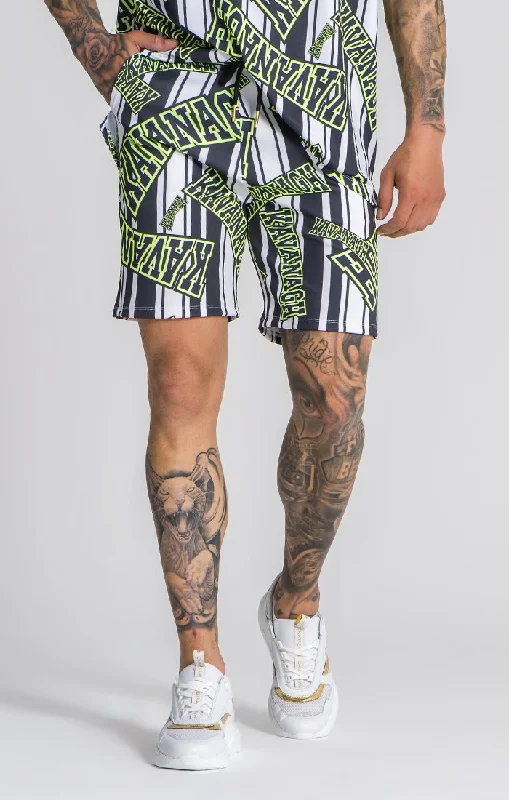 Comfortable Men's JoggersMulticolor Major League Shorts