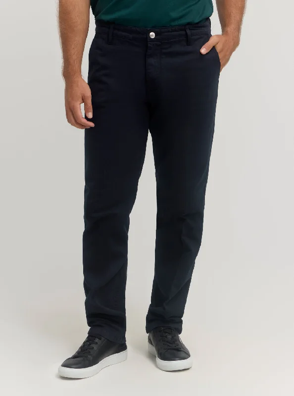 Men's Velcro-Closure Pants for ConvenienceNavy Blue Angels Chino Pants