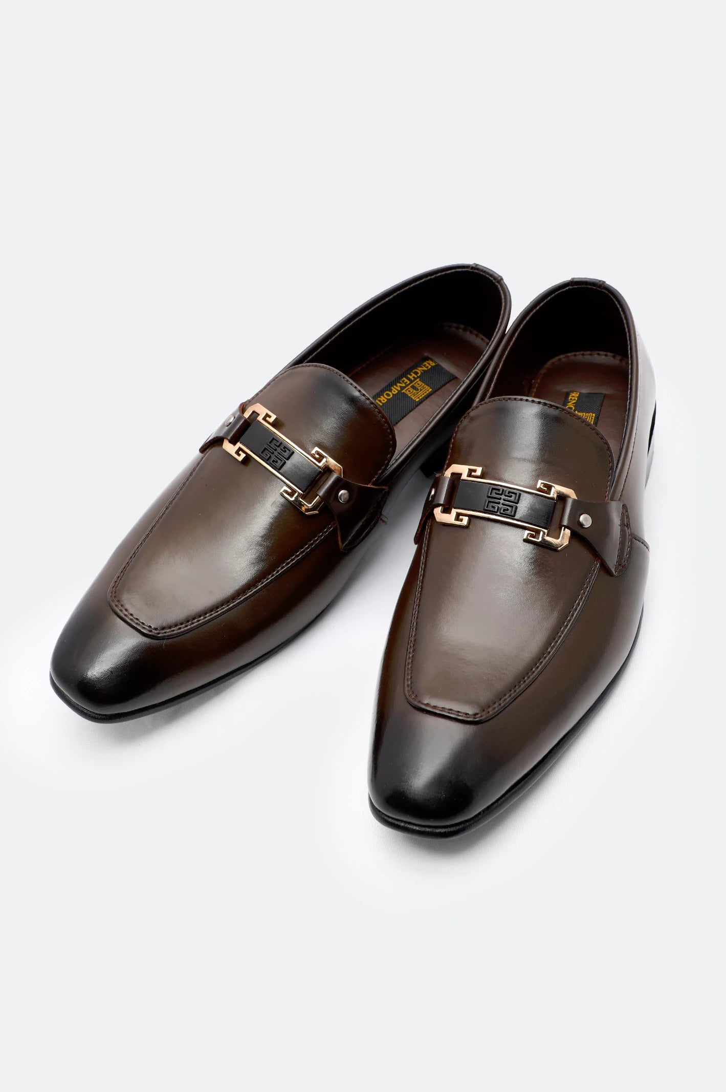 women's wrinkle-resistant dressesCoffee Formal Shoes