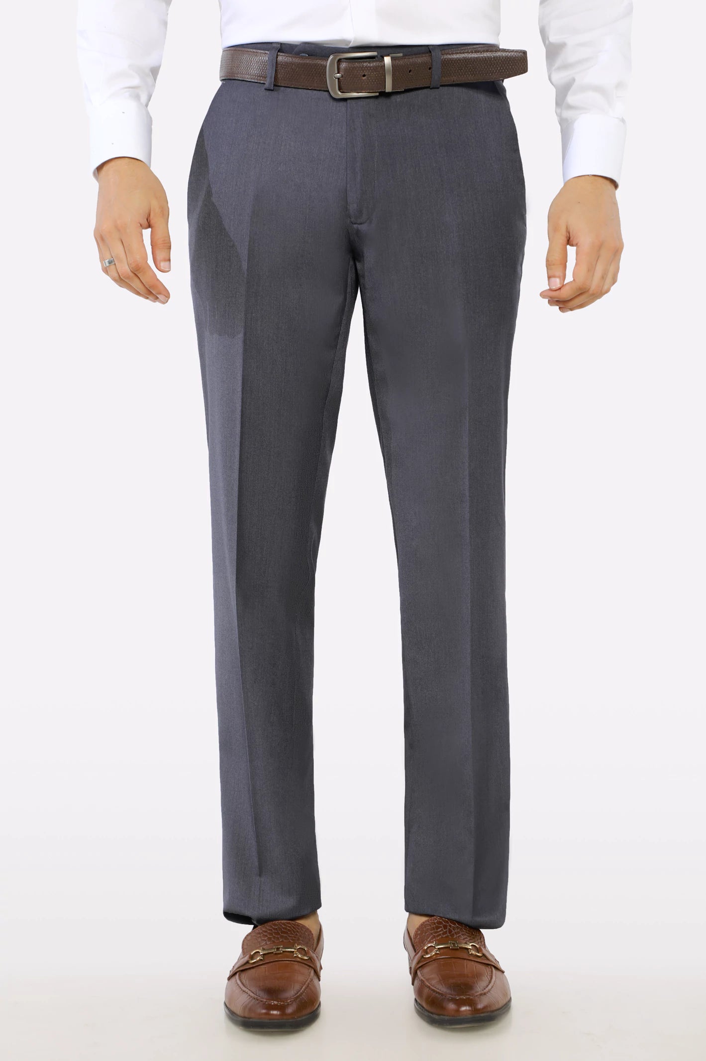 women's club dressesGrey Smart Fit Formal Trouser