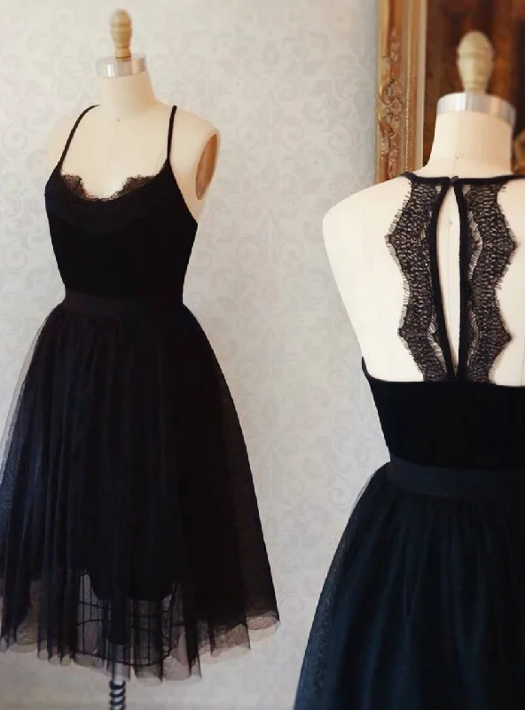Neon DressHalter Homecoming Dresses A-line Homecoming Dresses