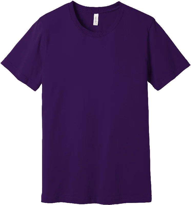 Men's Casual Shirts for Everyday WearBELLA+CANVAS Unisex Jersey Short Sleeve Tee - Team Purple Men's Casual Shirts for Everyday WearBELLA+CANVAS Unisex Jersey Short Sleeve Tee - Team Purple