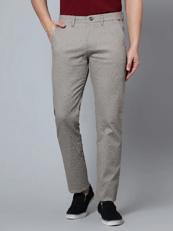 Men's Dress Pants for Special OccasionsMen's Casual Flat front Stone  Trousers
