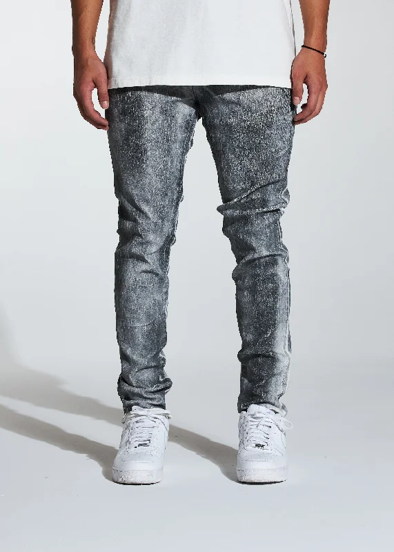 Men's Jeans with Elastic WaistbandsAtlantic Denim (Marble)