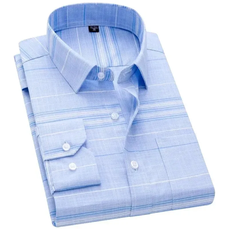Men's Performance Shirts for Active LifestylesMen's Formal Classic Plaid Shirt