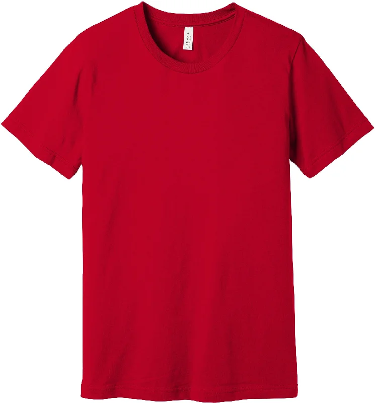 Men's Shirts with Wingtip CollarsBELLA+CANVAS Unisex Jersey Short Sleeve Tee - Red