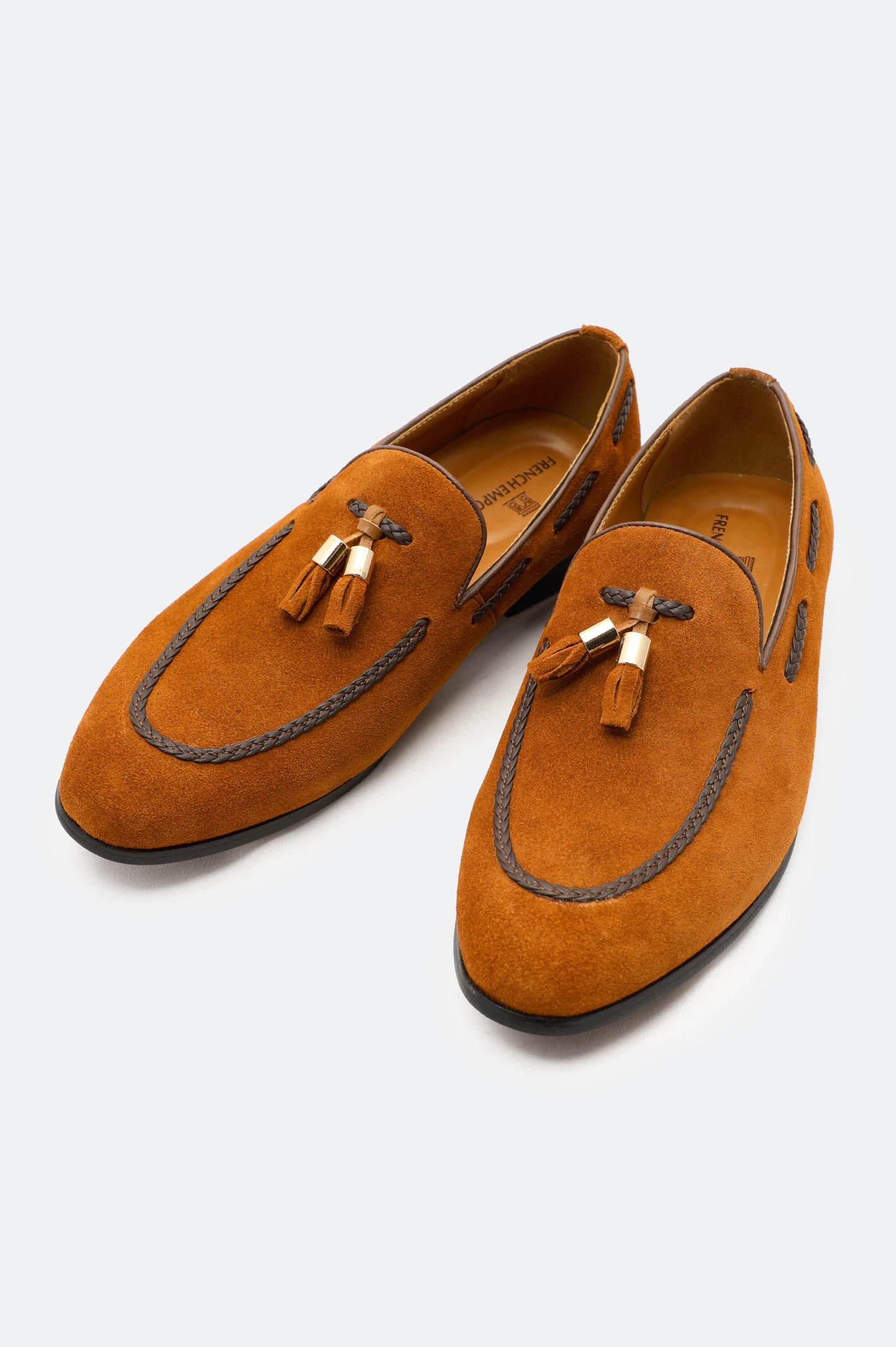 women's pear-shaped body dressesTan Formal Mocassins Shoes