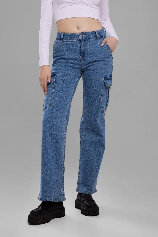 Everyday Men's JeansJeans cargo jambe large - Femme