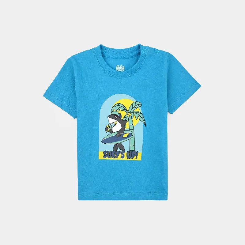 Men's Shirts for HikingInfant Boys Cotton Jersey T-Shirt Surfs Up