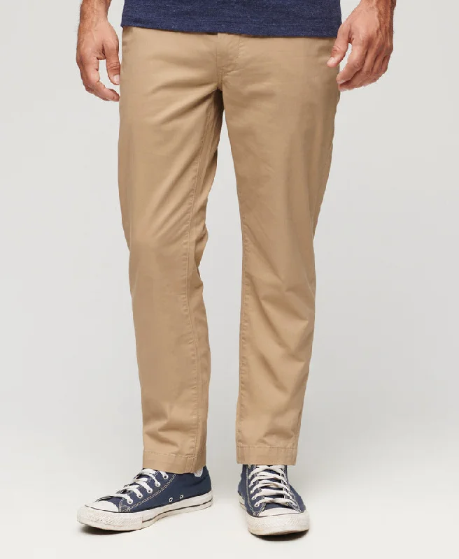 Men's Pants with Contrast Fabric PanelsSlim Tapered Stretch Chino | Shaker Beige