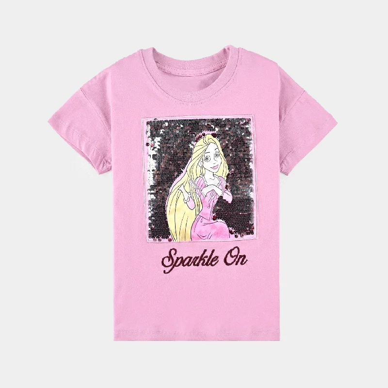 Men's Shirts for BoatingGirls Cotton Jersey T-Shirt H/S Sparkle-Prism.Pnk