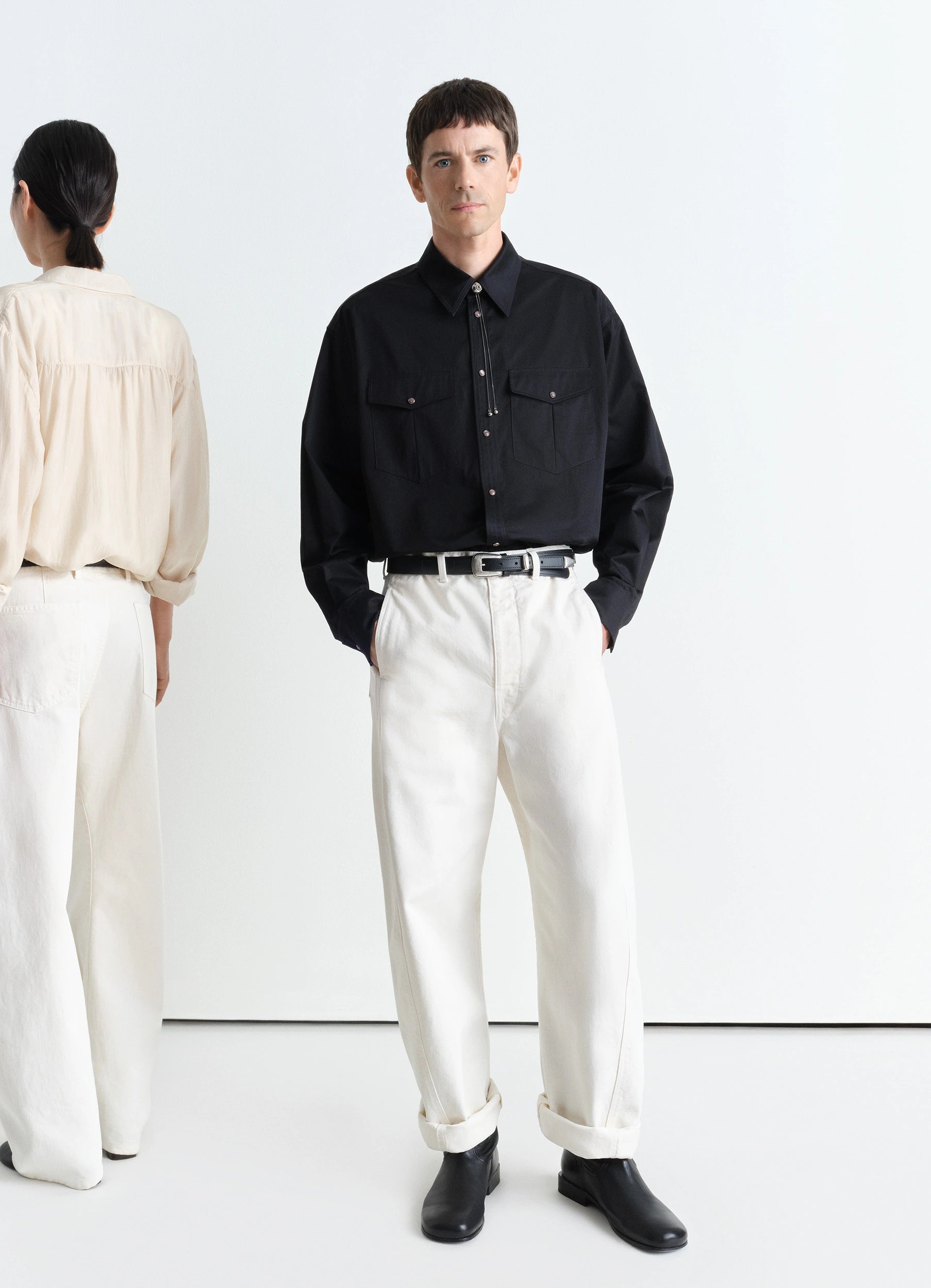 XXXL Men's JeansTWISTED BELTED PANTS