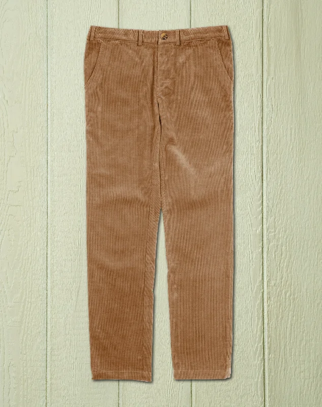 Men's Zippered Pants for SecurityCamden Pant in Khaki Corduroy