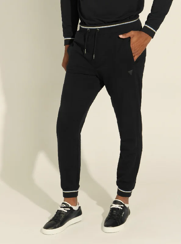 Men's Running Pants for ExerciseBlack Fleece Adam Trackpants