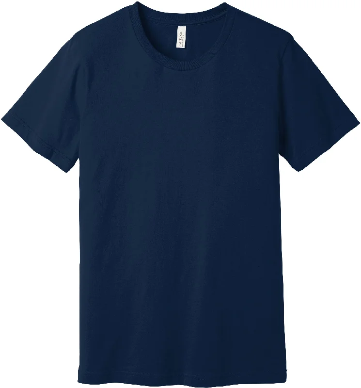 Men's Shirts with Plaid PatternsBELLA+CANVAS Unisex Jersey Short Sleeve Tee - Navy