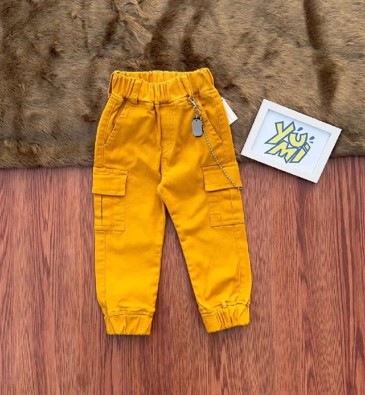 Casual Ripped Men's JeansKids' Mustard Cargo Pants