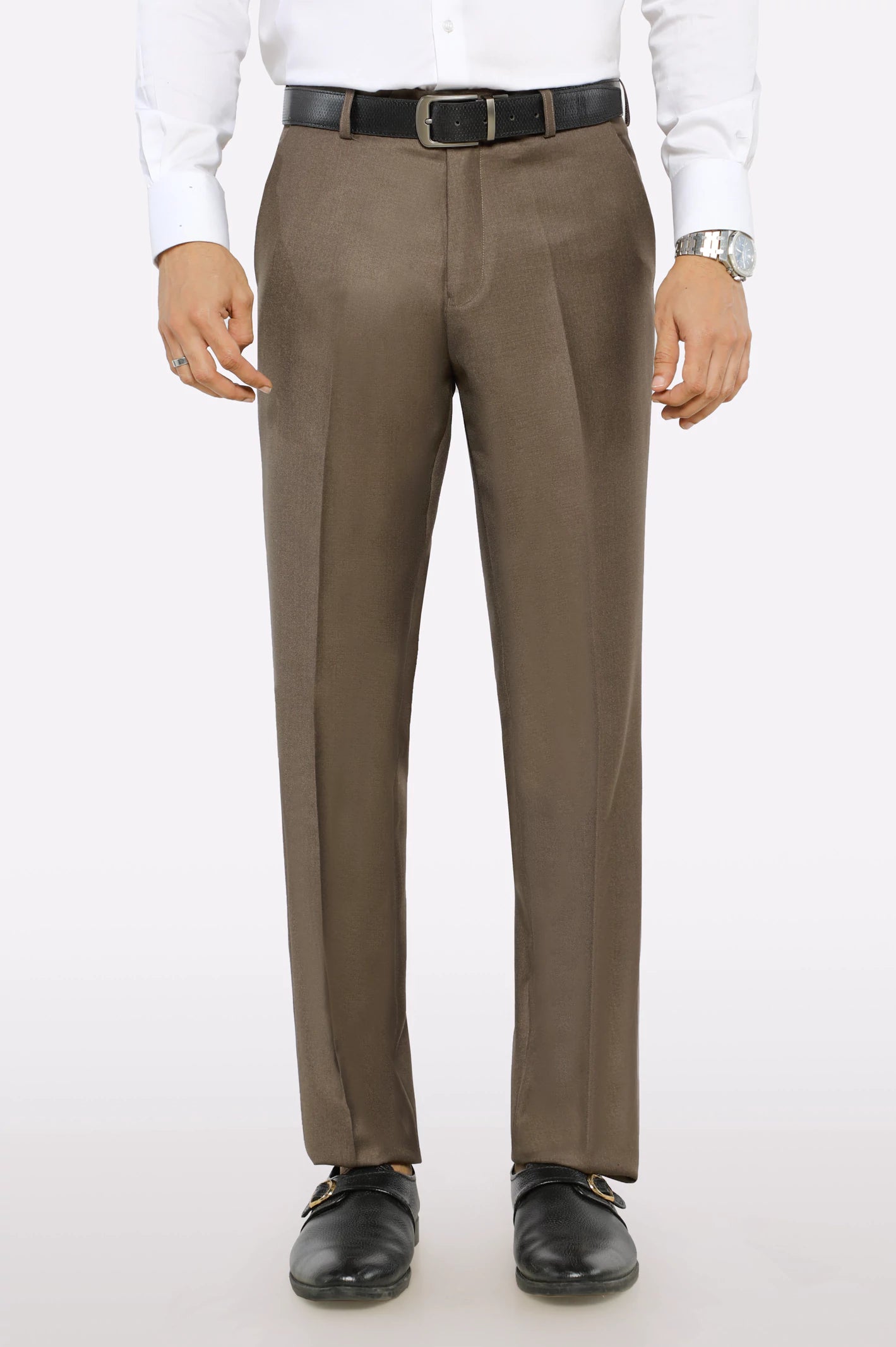 women's ethical fashion dressesLight Brown Regular Fit Formal Trouser