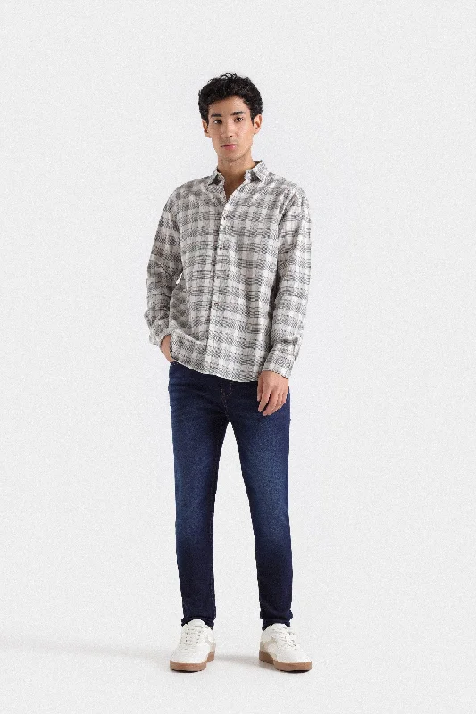 Men's Pattern-Play Shirts for a Fun TwistYarn Dyed Checkered Shirt