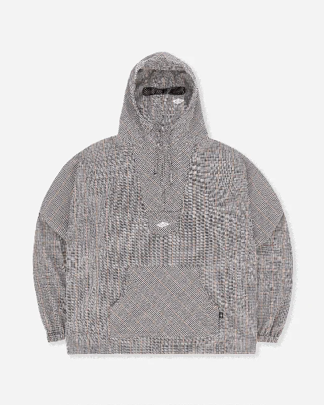 High-Quality Men's Duffle CoatsMen's Masked Checked Anorak Brown / Black Check