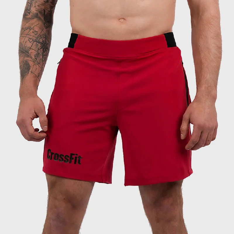 Men's Pants with Hidden PocketsNorthern Spirit - CROSSFIT® KNIGHT MEN STRETCH SLIM FIT SHORT 7-INCH - CARMINE