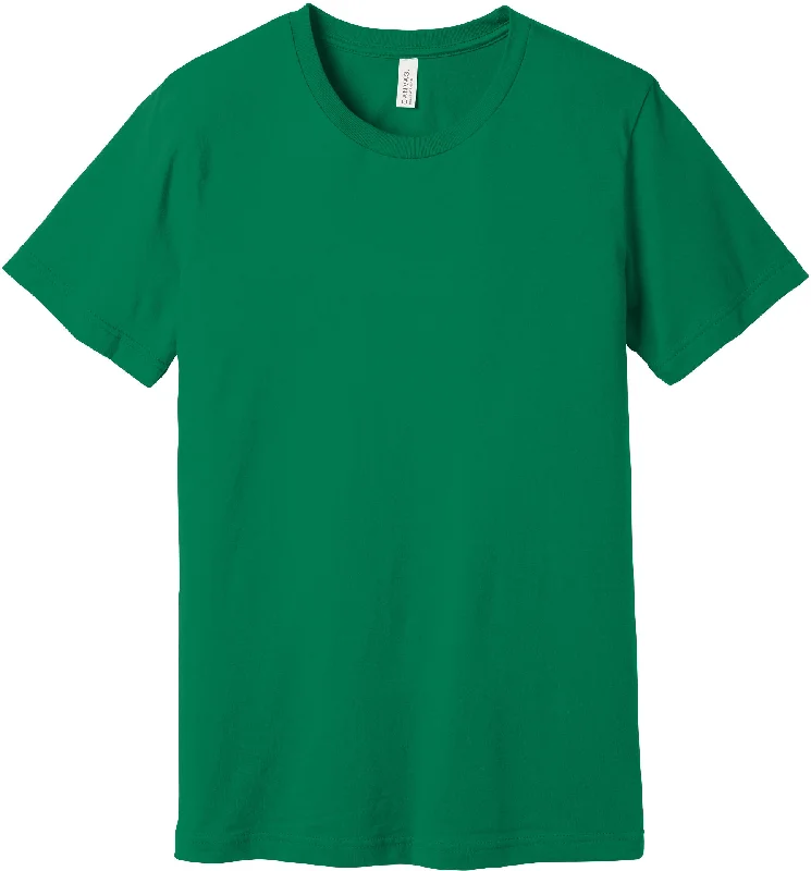 Men's Shirts with Convertible CollarsBELLA+CANVAS Unisex Jersey Short Sleeve Tee - Kelly Men's Shirts with Convertible CollarsBELLA+CANVAS Unisex Jersey Short Sleeve Tee - Kelly