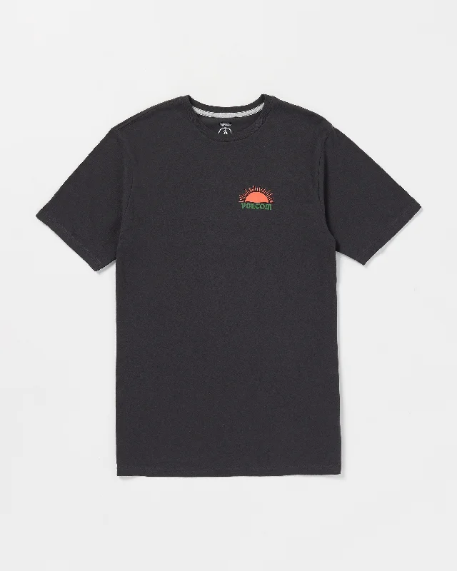 Classic Men's Jeans StyleSunshiney Daze Short Sleeve Tee - Washed Black Heather