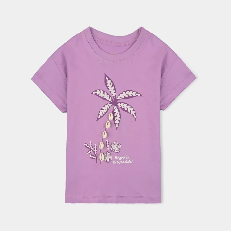 Men's Shirts with Elastic WaistbandsGirls Cotton jersey T-Shirt H/S Enjoy In The Seaside Men's Shirts with Elastic WaistbandsGirls Cotton jersey T-Shirt H/S Enjoy In The Seaside