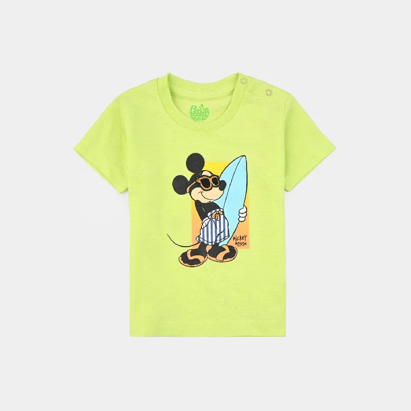 Men's Shirts with Adjustable CuffsInfant Boys Cotton Jersey T-Shirt -Sharp.Gren