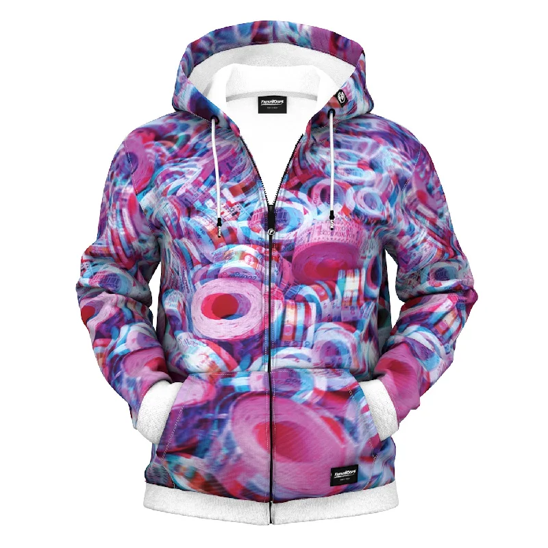 Psychedelic Zip Up Hoodie