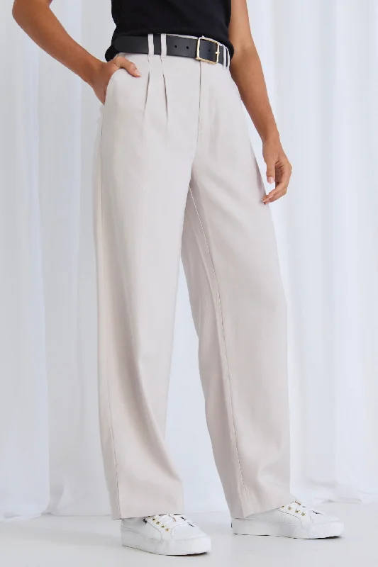 Tension Stone Soft Touch Pleat Front Relaxed Pant