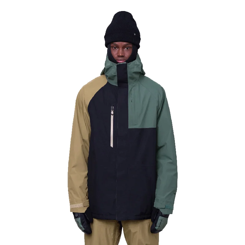 High-Quality Men's Duffle Coats686 Men's Core Gore-tex Jacket 2025 Cypress Sage Colourblock