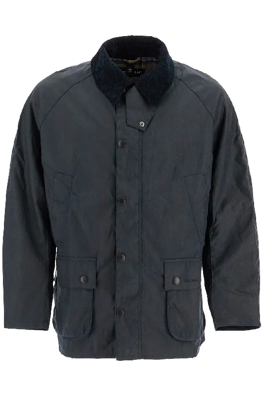 Men's Coats with Convertible CollarsBARBOUR ashby waxed jacket