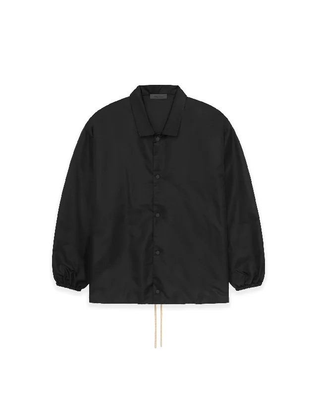 Men's Coats for Dressy OccasionsCoaches Jacket - Jet Black
