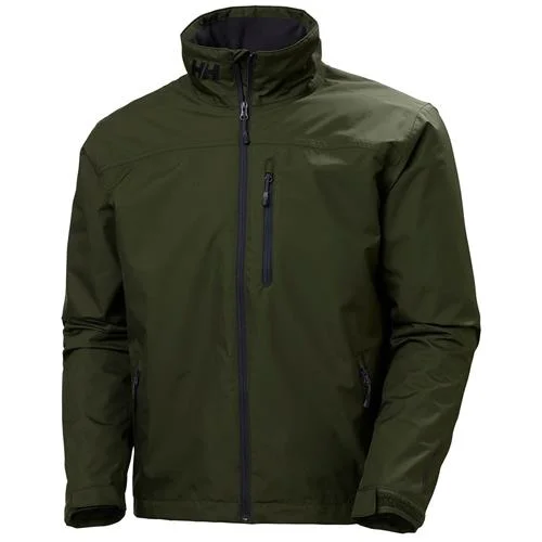 Men's Coats with Removable LiningsHelly Hansen Crew Midlayer Jacket Forest Green