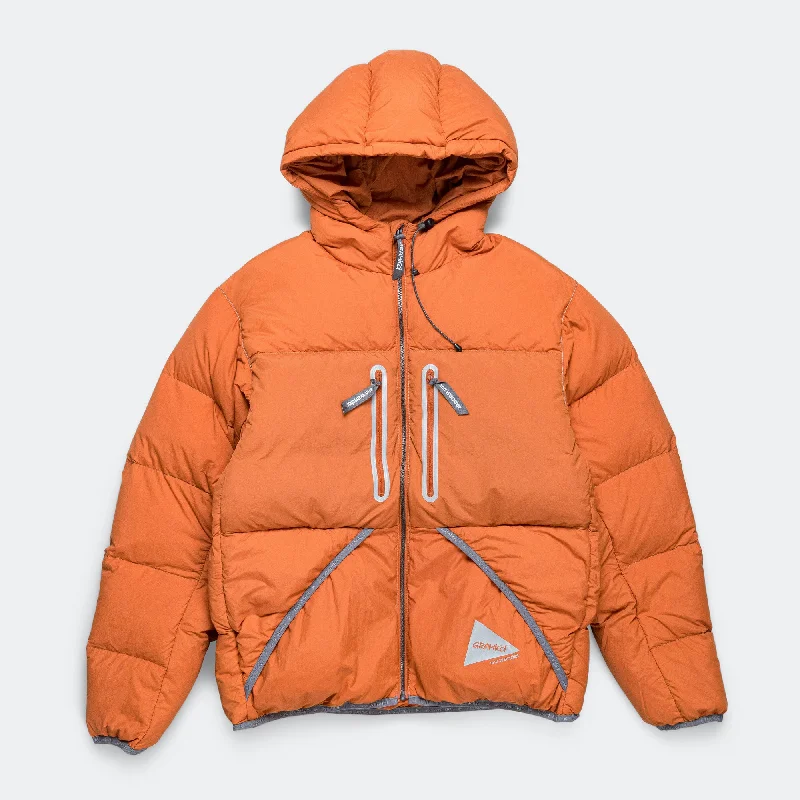 Men's Coats with Stretch FabricDown Jacket x and wander - Orange