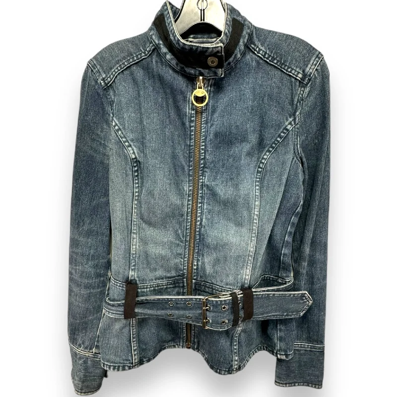 Men's Coats with Chest PocketsJacket Denim By Armani Exchange In Blue Denim, Size: M Men's Coats with Chest PocketsJacket Denim By Armani Exchange In Blue Denim, Size: M
