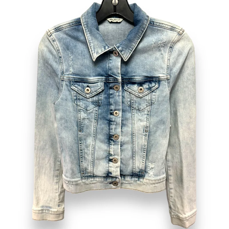 Stylish Men's Biker JacketsSamantha Recycled Denim Jacket By Mavi In Blue Denim, Size: XS Stylish Men's Biker JacketsSamantha Recycled Denim Jacket By Mavi In Blue Denim, Size: XS