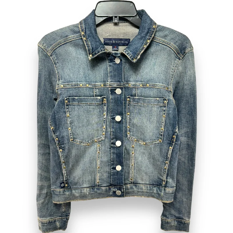 Men's Coats for Big and TallRunaway Jean Jacket By Rock And Republic In Denim, Size: S Men's Coats for Big and TallRunaway Jean Jacket By Rock And Republic In Denim, Size: S