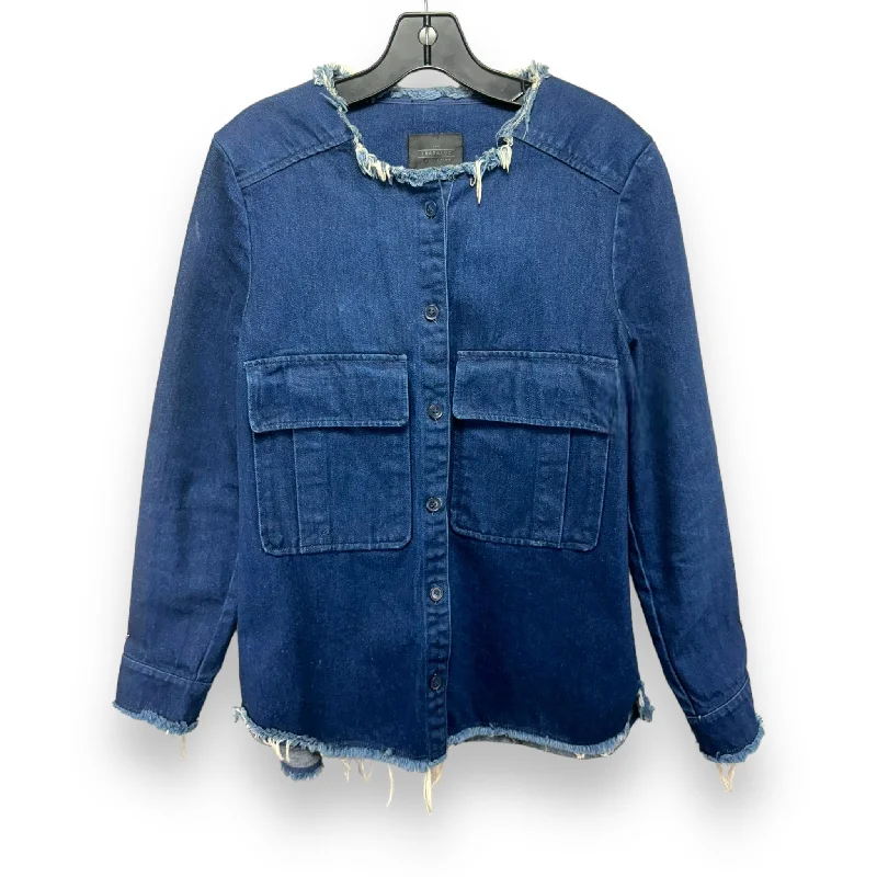 Men's Coats with Synthetic InsulationJacket Denim By Zara In Denim, Size: S