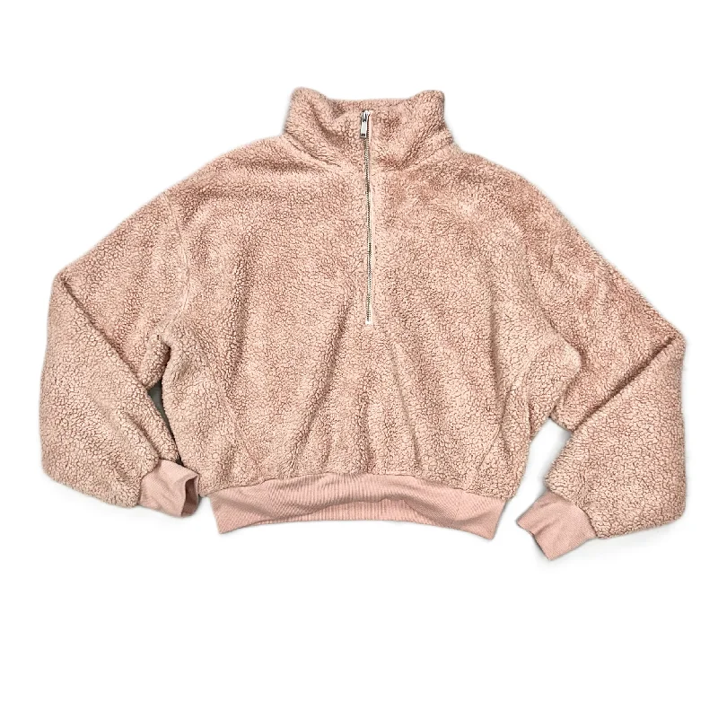 Men's Coats for All SeasonsJacket Faux Fur & Sherpa By Express In Pink, Size: S