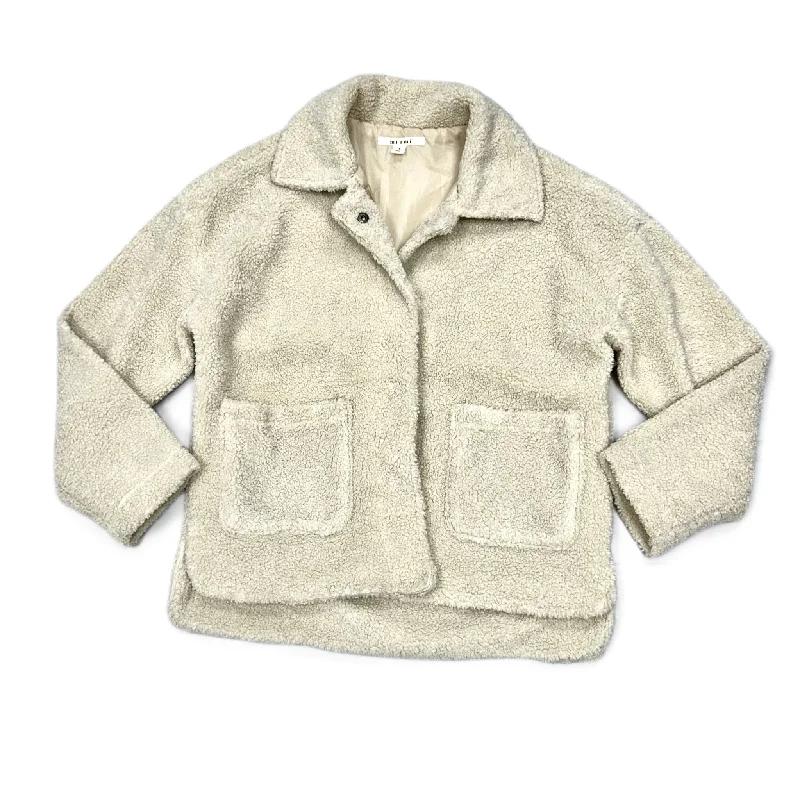 Functional Men's Ski JacketsJacket Faux Fur & Sherpa By Mi Ami In Cream, Size: S