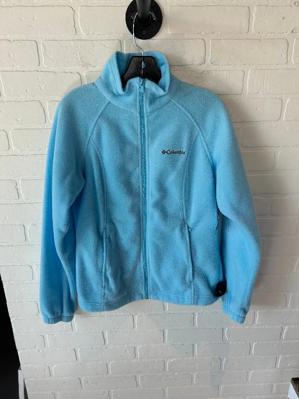 Men's Coats with Chest PocketsJacket Fleece By Columbia In Blue, Size: M